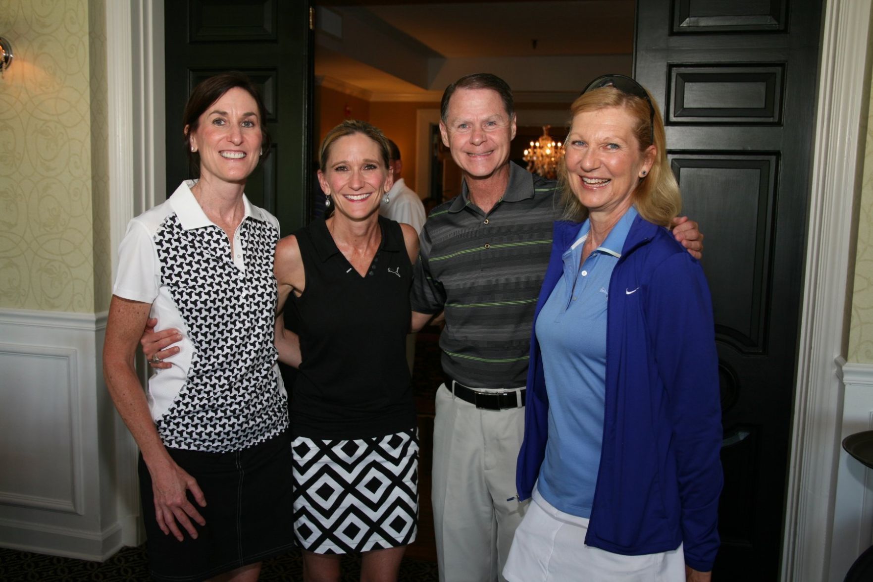 Shari Reller, Christine Sadler, Scott and Judy Mosby